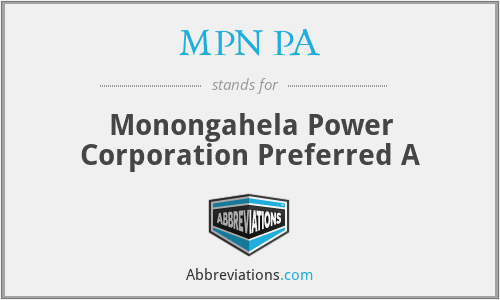 What does MPN PA stand for?